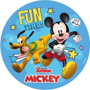 Petit Disque Mickey  (15,5 cm) - Comestible - sans E171