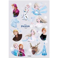 12 Stickers La Reine des Neiges - Comestible