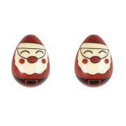 2 Œufs Père Noël 3D - Chocolat