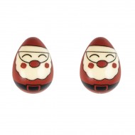 2 Œufs Père Noël 3D - Chocolat