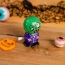Dcoration 2D Halloween (9 cm) + 2 Citrouilles ( 4 cm) - Sucre