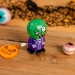 Dcoration 2D Halloween (9 cm) + 2 Citrouilles ( 4 cm) - Sucre. n3