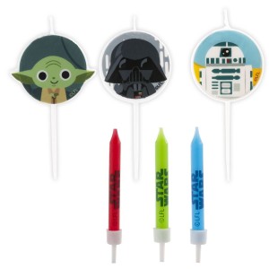Mix Bougies d'Anniversaire 2D - Star Wars