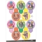 20 Décorations à Cupcakes LadyBug - Azyme - sans E171 images:#1