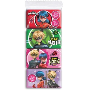 4 Mini Tablettes Lady Bug - Chocolat au Lait