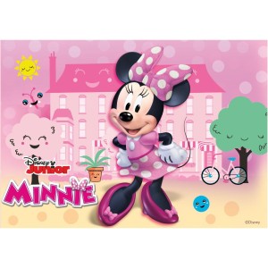 Plaque Rectangle Minnie - Comestible