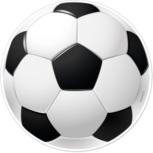 Disque Ballon de Foot (15,5 cm) - Comestible