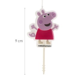 4 Bougies 2D Anniversaire Peppa Pig. n1