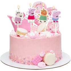 4 Bougies 2D Anniversaire Peppa Pig. n°2