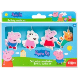 4 Bougies 2D Anniversaire Peppa Pig. n°4