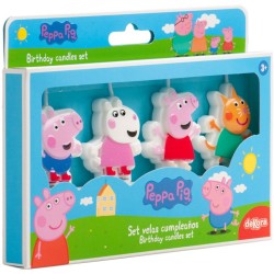 4 Bougies 2D Anniversaire Peppa Pig. n5