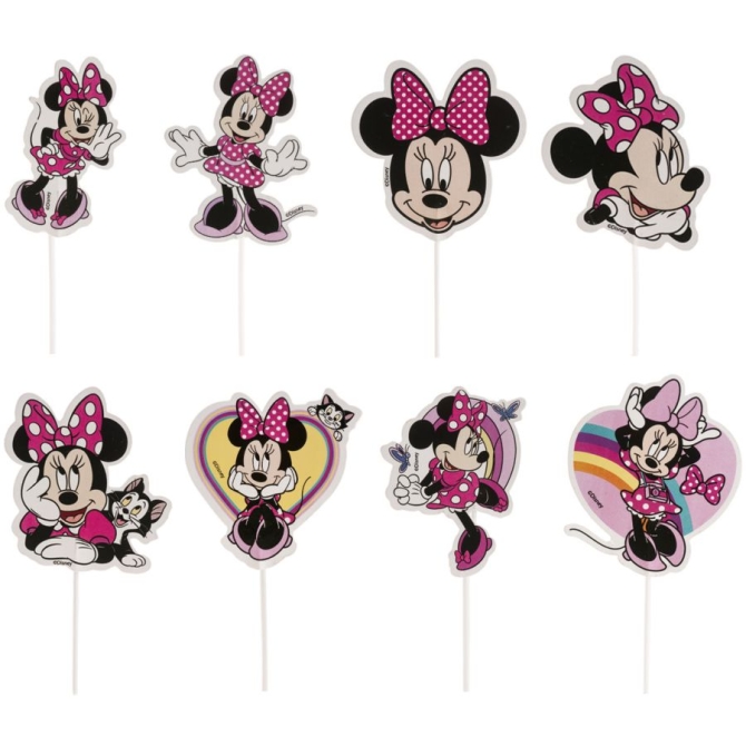 16 Cake Toppers Minnie 