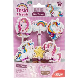 30 Cake Toppers Licorne. n1