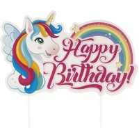 Cake Toppers en Papier - Licorne