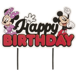 Cake Toppers en Papier - Mickey & Minnie