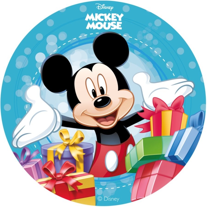 Disque Mickey (20 cm) - Comestible 