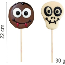 Sucette Halloween  Chocolat. n1
