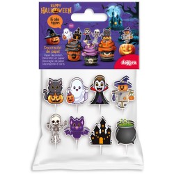 16 Cake Toppers Halloween. n2