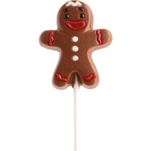 1 Sucette Bonhomme Pain d'pices en Chocolat