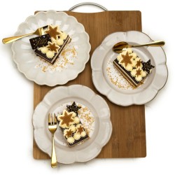 Assortiment de 3 Flocons – Chocolat Blanc. n°3