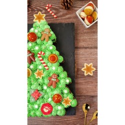 Assortiment de 3 Flocons – Chocolat Blanc. n°9