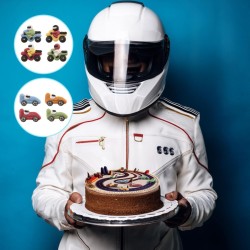 Assortiment de 4 Décors – Sucre. n°3