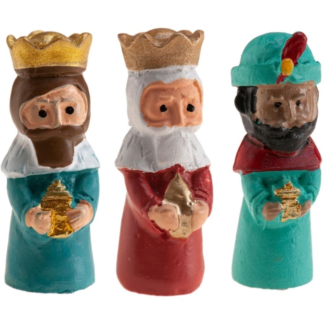 1 Fève Roi Mage Colorée – 3-3, 5 cm – Céramique