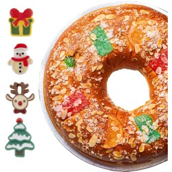 1 Figurine de Noël 2D – 2, 5 cm – Plastique. n°1