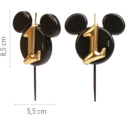 Bougie Anniversaire Mickey Mouse N°1 – 8, 5 cm. n°7