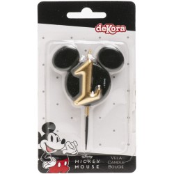 Bougie Anniversaire Mickey Mouse N°1 – 8, 5 cm. n°8