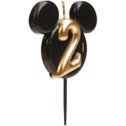 Bougie Anniversaire Mickey Mouse N°2 – 8, 5 cm. n°1