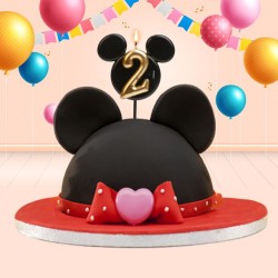 Bougie Anniversaire Mickey Mouse N°2 – 8, 5 cm. n°2
