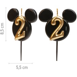 Bougie Anniversaire Mickey Mouse N°2 – 8, 5 cm. n°7