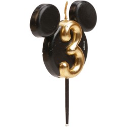Bougie Anniversaire Mickey Mouse N°3 – 8, 5 cm. n°1