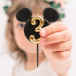 Bougie Anniversaire Mickey Mouse N°3 – 8, 5 cm. n°5