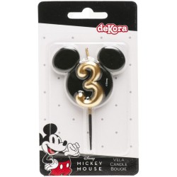 Bougie Anniversaire Mickey Mouse N°3 – 8, 5 cm. n°6