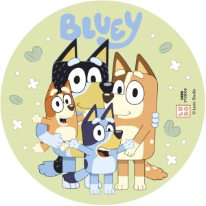 Disque Bluey et Bingo � 20 cm - Comestible
