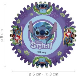 25 Caissettes � Cupcakes � 5cm - Stitch. n�2