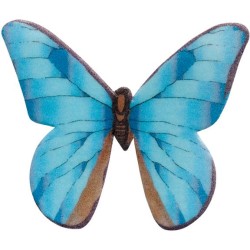 10 Papillons Multicolores en Azyme � 4 cm. n�5