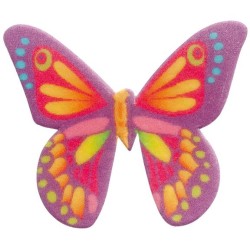 10 Papillons Multicolores en Azyme � 4 cm. n�7