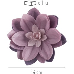 Nénuphar en Azyme Lilas – Ø 14 cm. n°1