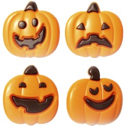 5 Décorations Citrouille Halloween – En Chocolat. n°1