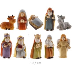 1 F�ve Figurine Bethl�em pour Galette des Rois � 3 cm � En R�sine. n�1