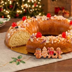 1 F�ve Figurine de No�l en Pain d �pices 2D pour Galette des Rois � 3 cm � En Plastique. n�1
