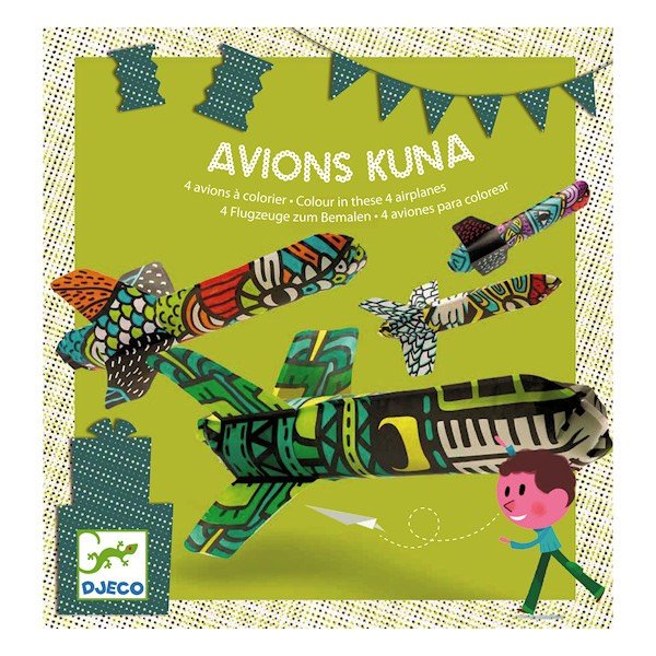 Avion Kuna  colorier 