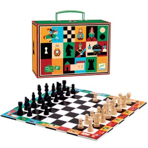 Mallette de jeux - Echecs et Dames