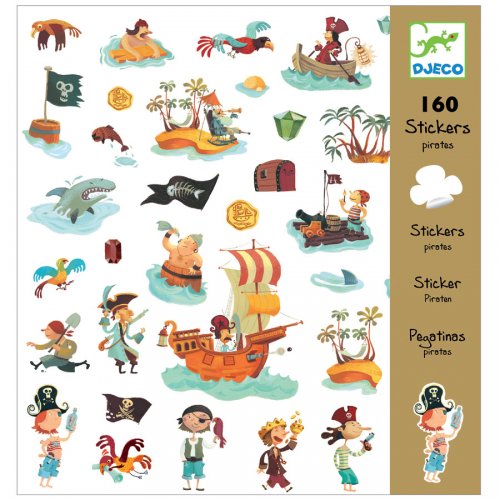 160 Stickers Pirates 