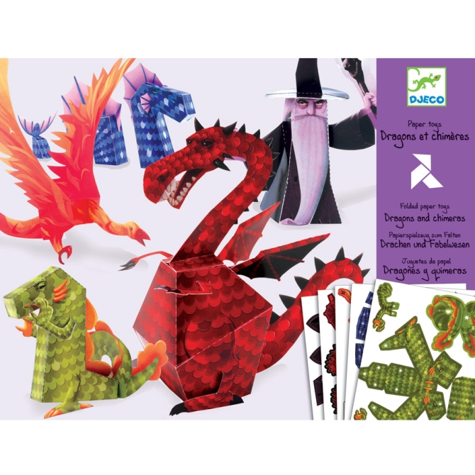 Paper Toys - Dragons et chimres 