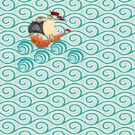 Papier peint Les vagues
