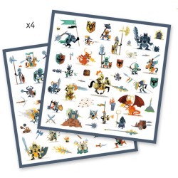 160 Stickers Chevaliers. n�1